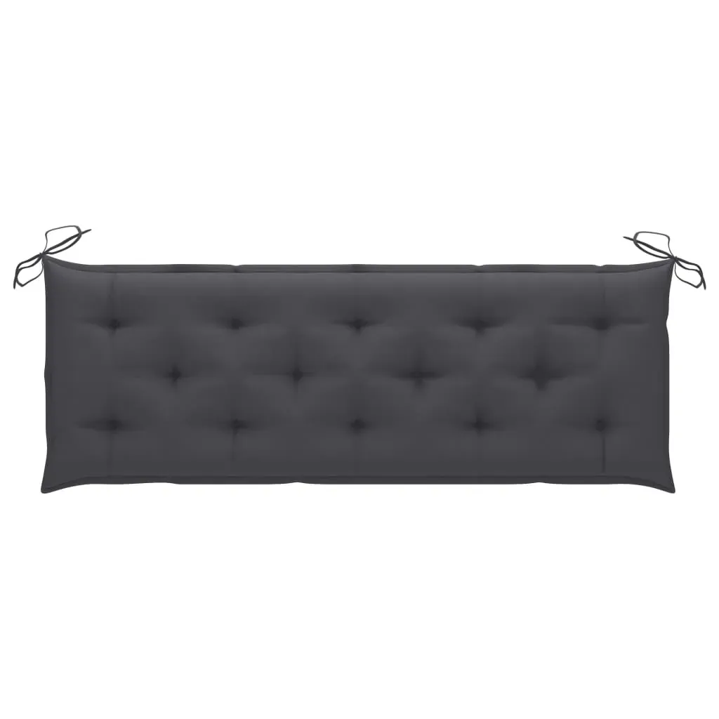 Garden Bench with Cushion Solid Acacia Wood Price