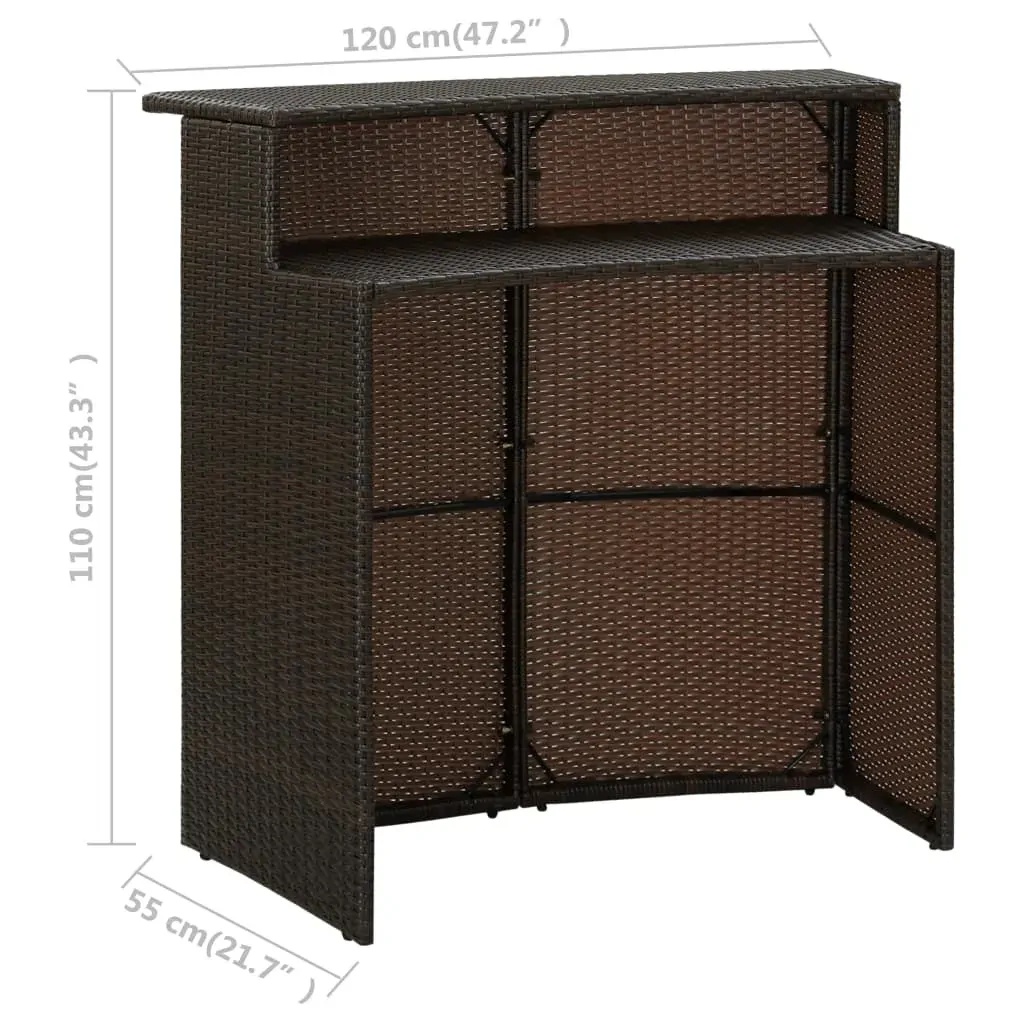 Garden Bar Set with Cushions Price