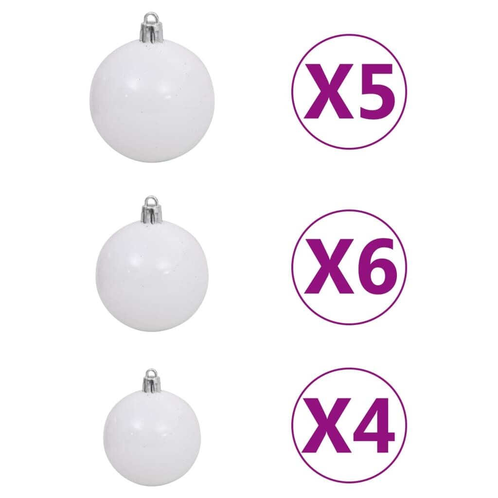 Slim Christmas Tree with LEDs&Ball Set Price
