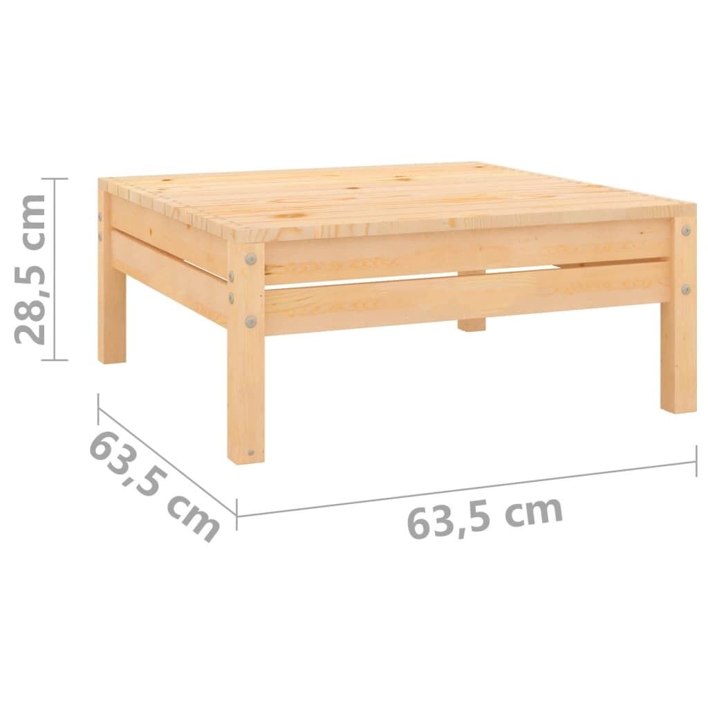 8 Piece Garden Lounge Set Solid Pinewood Price
