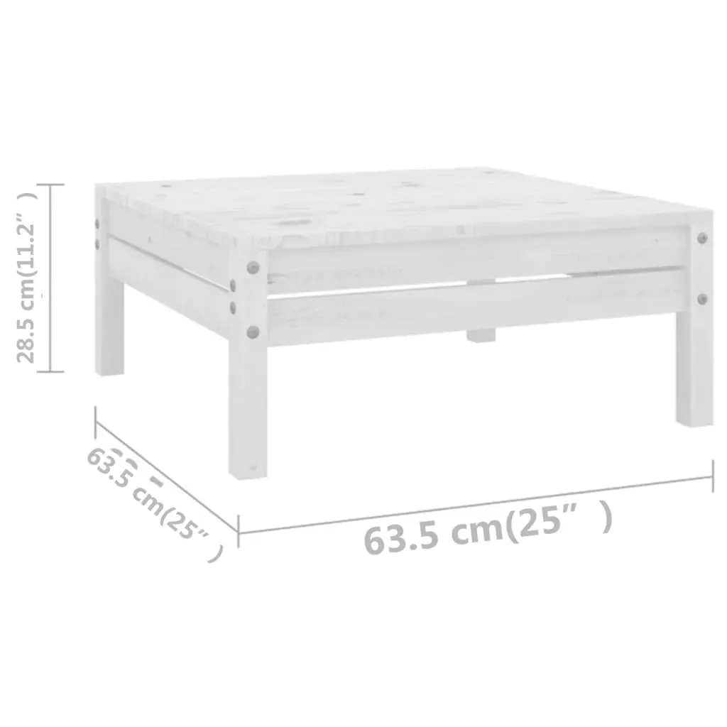 10 Piece Garden Lounge Set Solid Pinewood Price