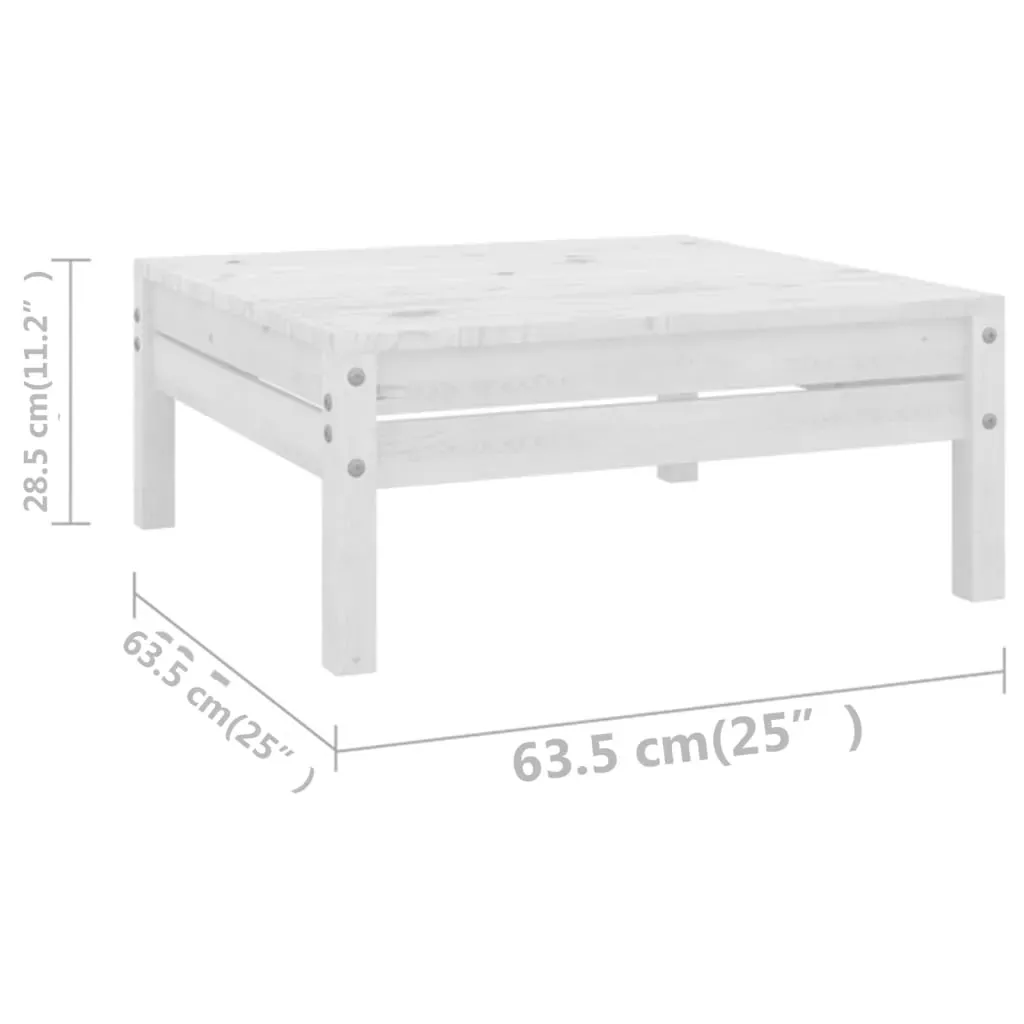7 Piece Garden Lounge Set Solid Pinewood Price