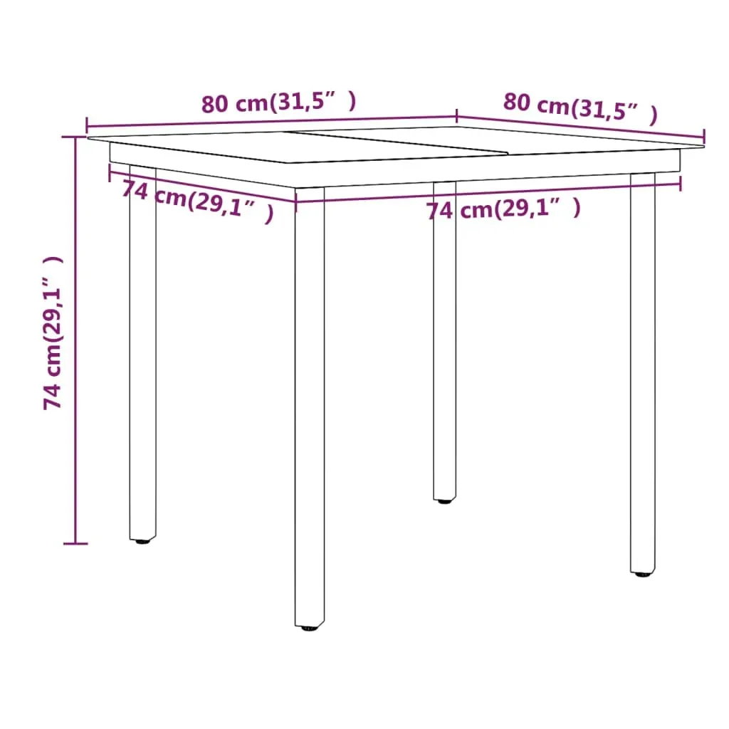 Garden Dining Set with Cushions Price