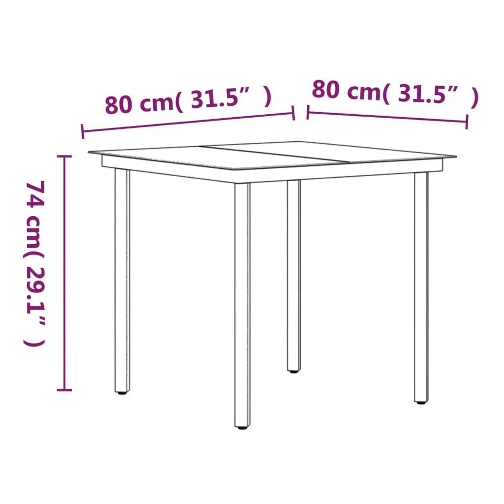 Garden Dining Set with Cushions Price