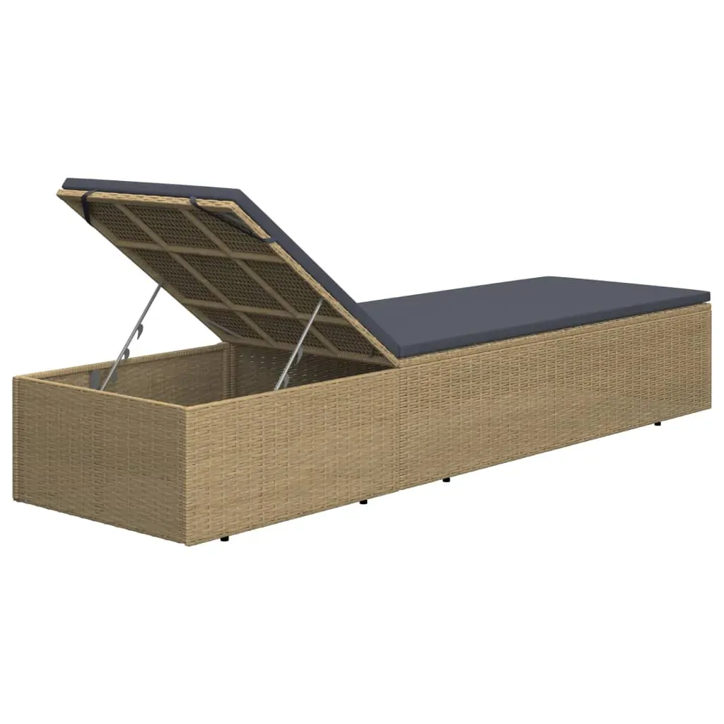 Sunlounger Poly Rattan and Price