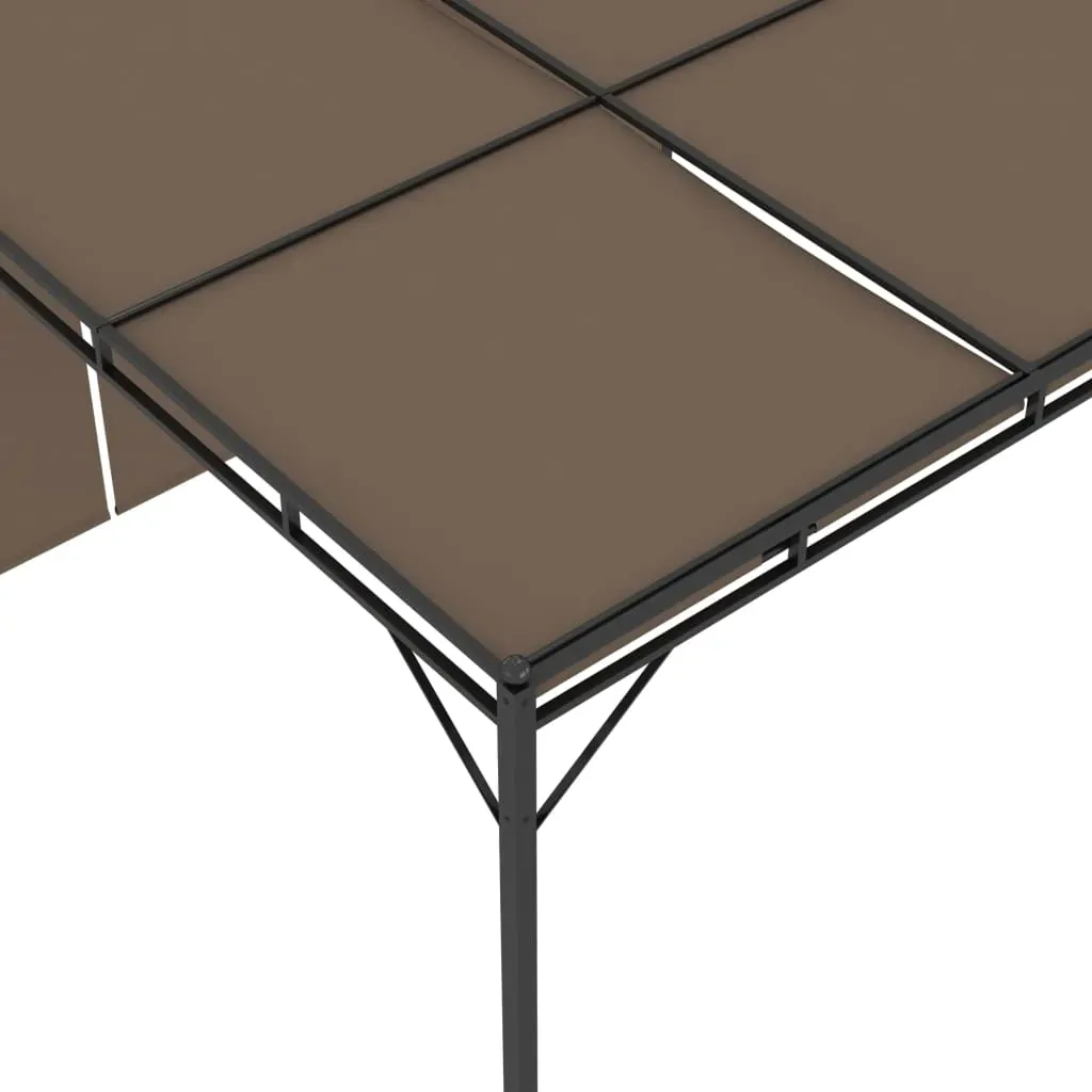 Garden Gazebo with Side Curtain Taupe Price