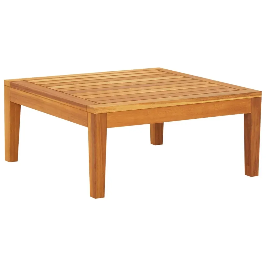 2 Piece Garden Lounge Set with Cushions Acacia Wood Price