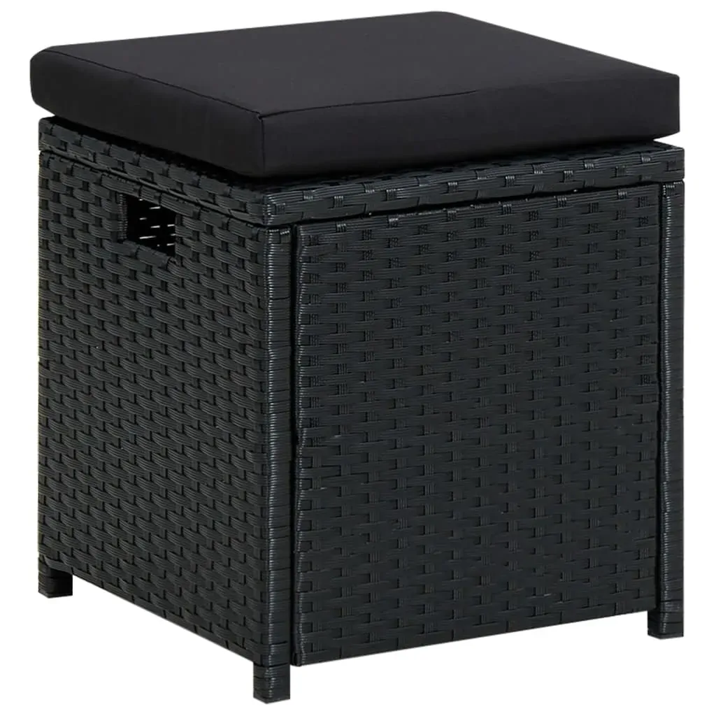 6 Piece Garden Lounge Set with Cushions Poly Rattan Price