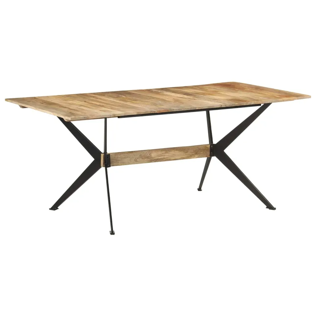 Dining Table 180x90x76 cm Solid Mango Wood Price