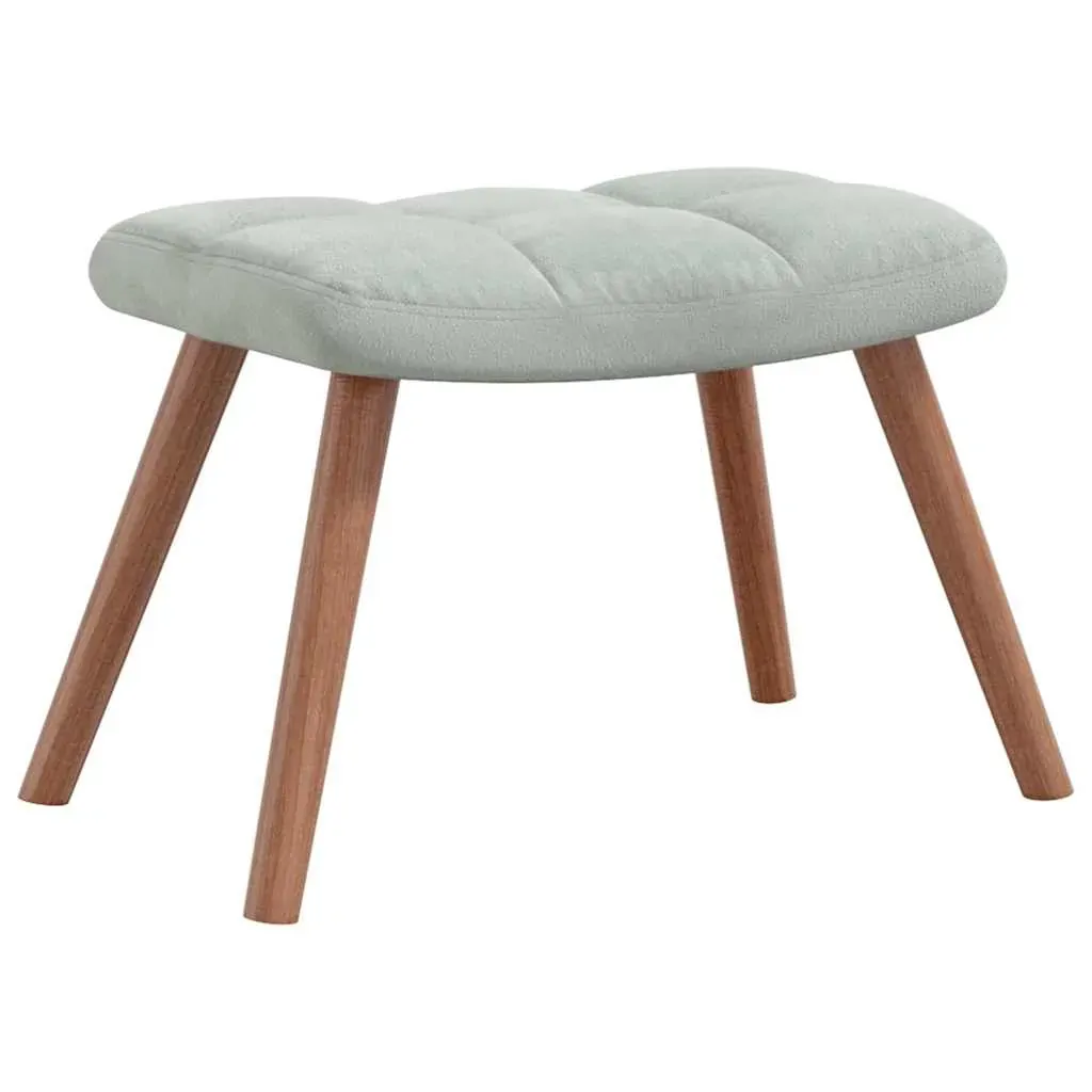 Relaxing Chair with a Stool Velvet Price