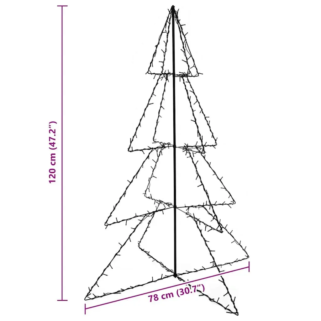 Christmas Cone Tree 160 LEDs Indoor and Outdoor Price