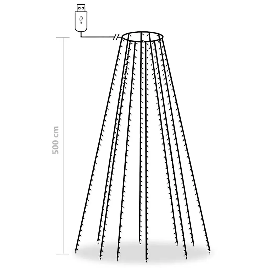 Tree Lights with 500 LEDs Indoor Outdoor Price