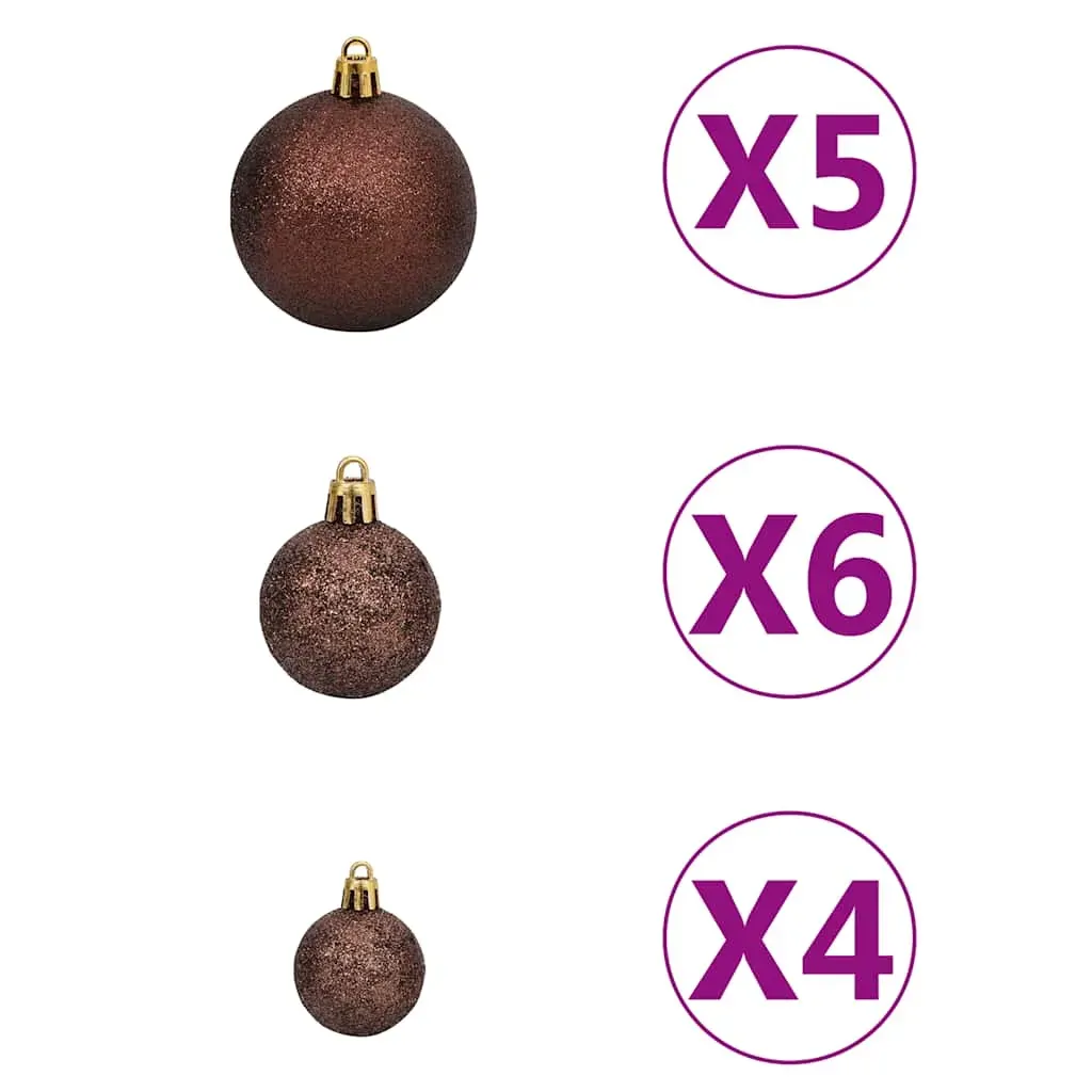 Christmas Ball Set with Peak and 150 LEDs Price