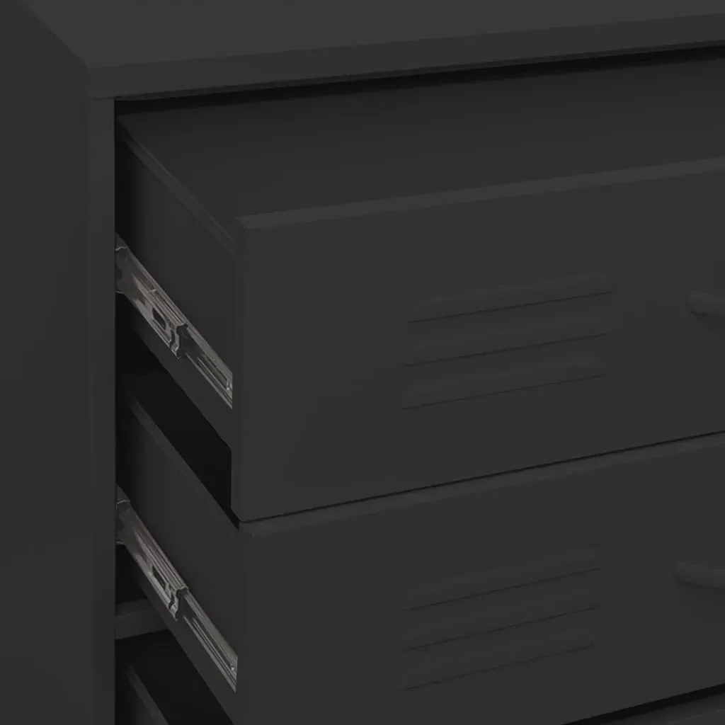 Chest of Drawers 80x35x101.5 cm Steel Price