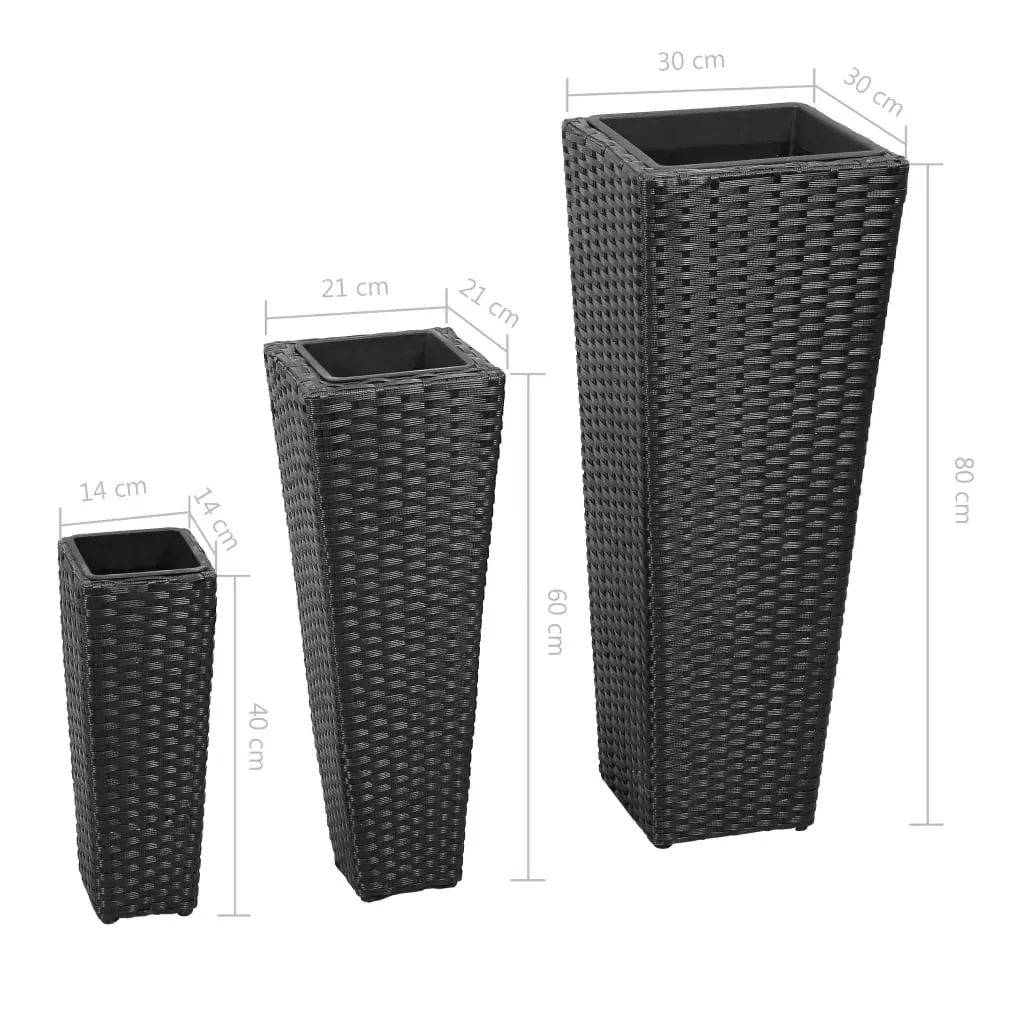 3 Rattan Flower Raised Beds Price