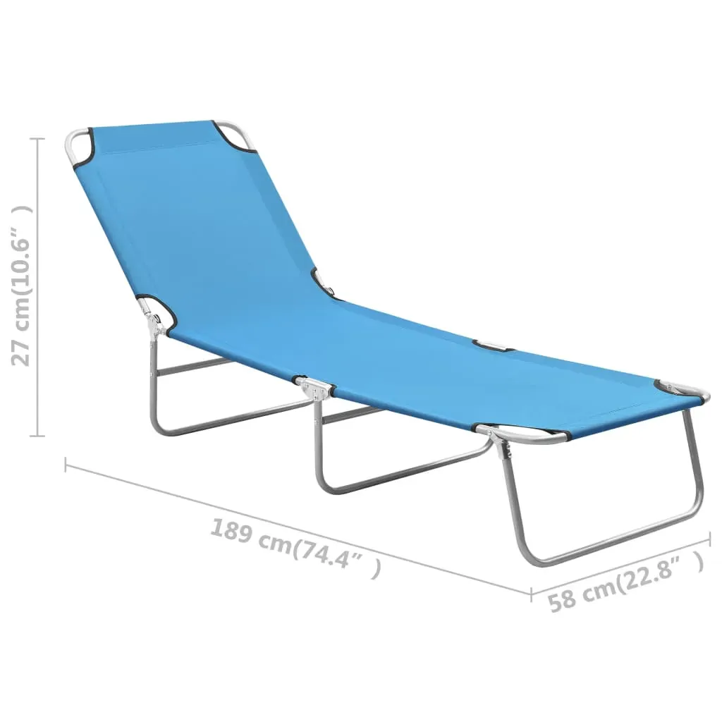 Folding Sun Lounger Powder-coated Steel Price