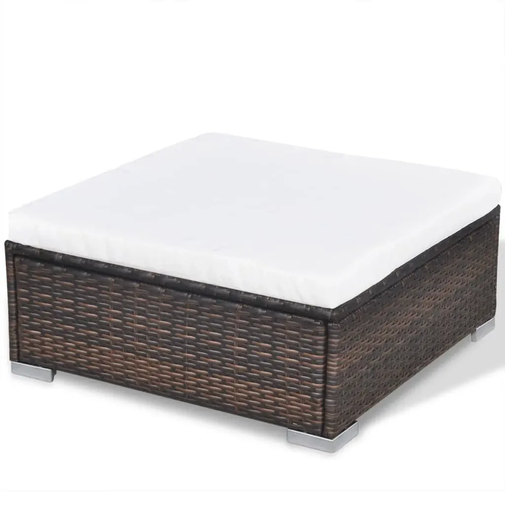 10 Piece Garden Lounge Set with Cushions Poly Rattan Price