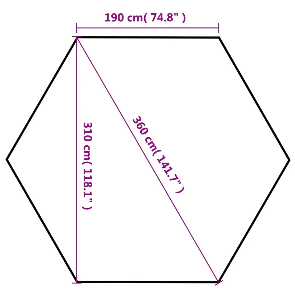 Hexagonal Pop-Up Foldable Marquee 3.6x3.1 m Price