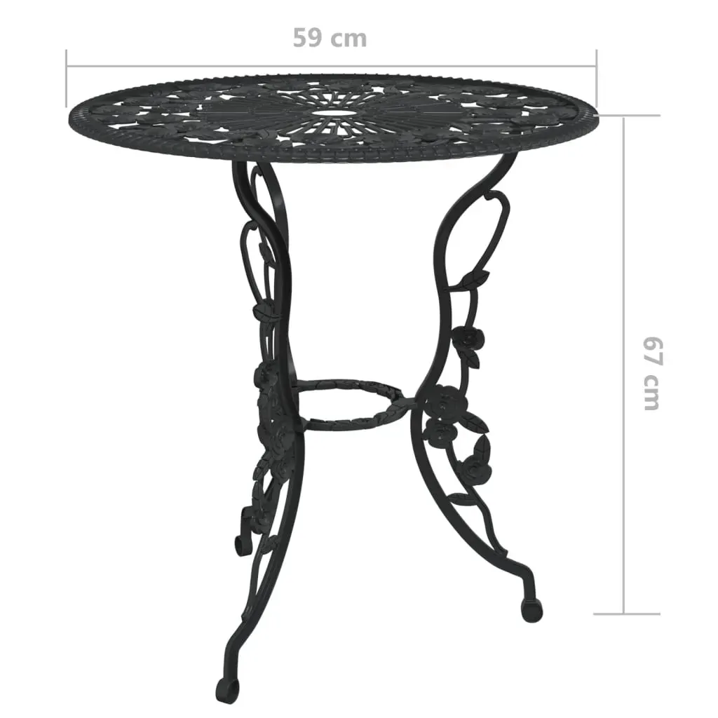 3 Piece Bistro Set Cast Aluminium Price