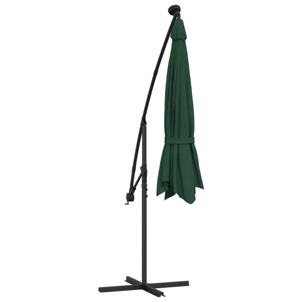 Hanging Parasol with LED Lighting Metal Pole Price