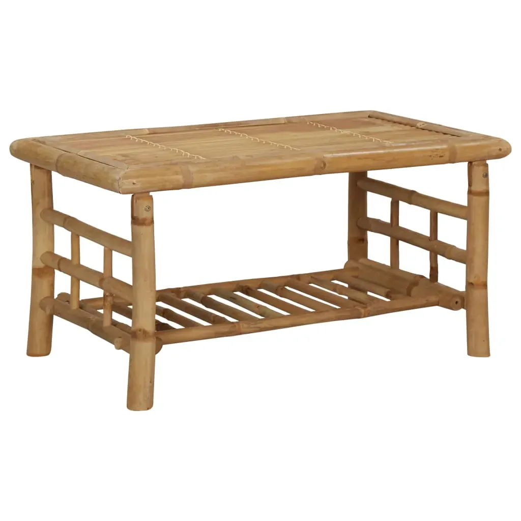 4 Piece Garden Lounge Set with Cushions Bamboo Price