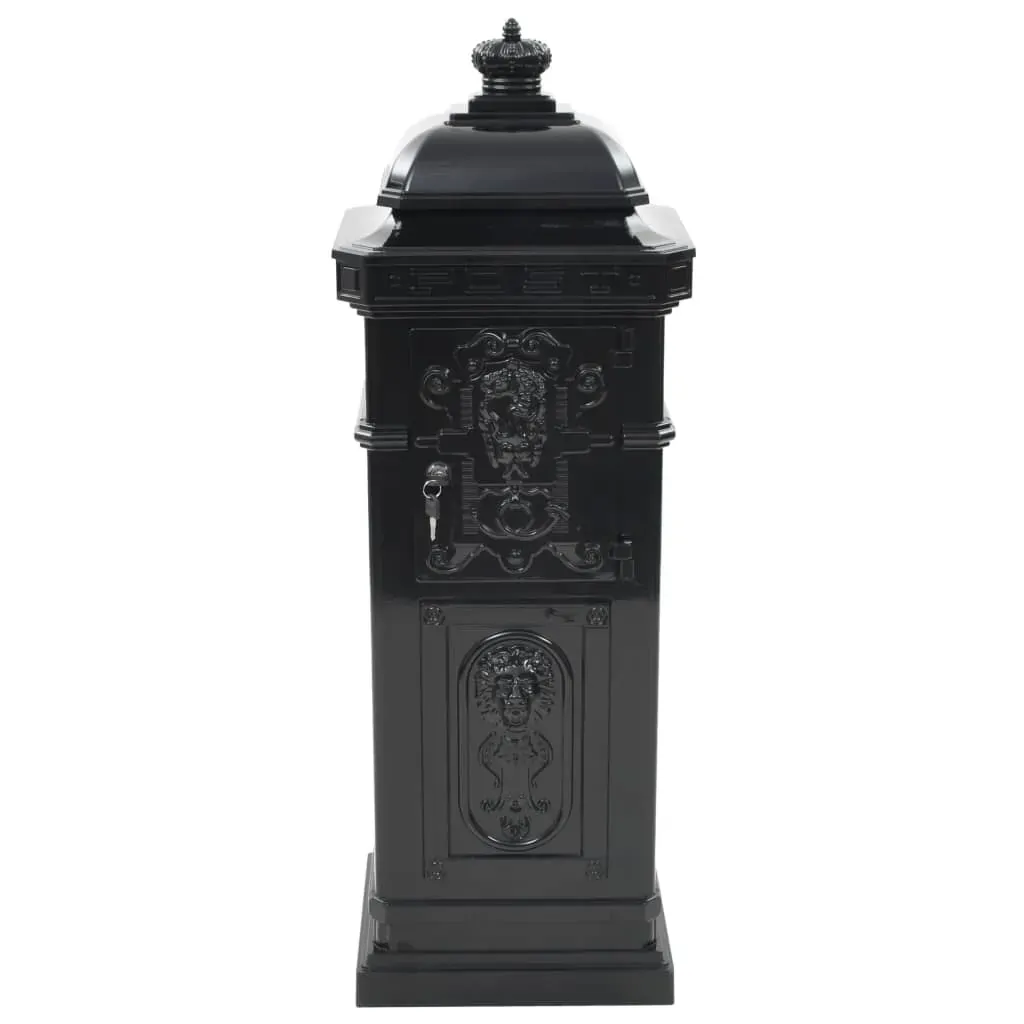 Pillar Letterbox Aluminium Vintage Style Rustproof Price