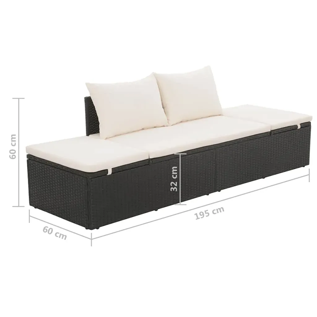 Garden Bed 195x60 cm Poly Rattan Price