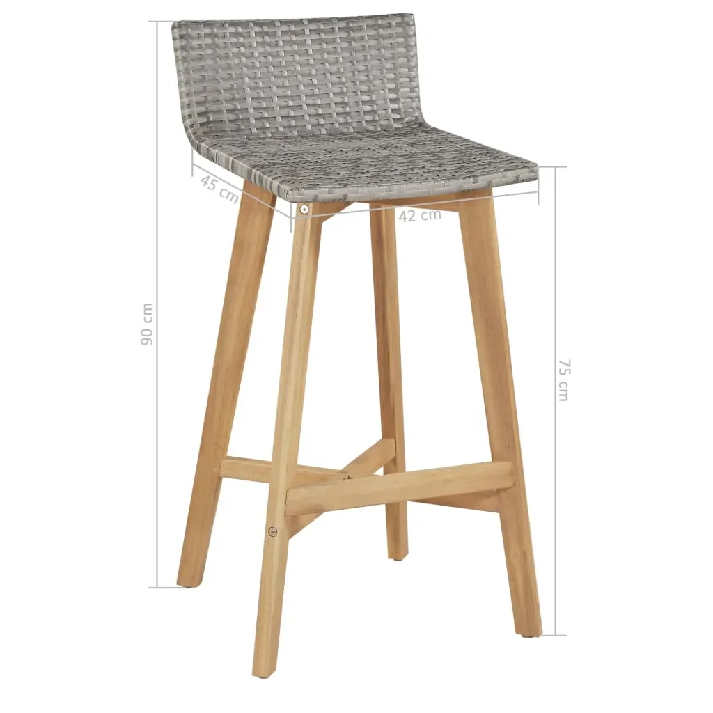 Bar Set Solid Acacia Wood Price
