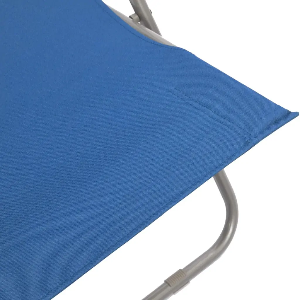 Folding Beach Chairs 2 pcs Steel and Oxford Fabric Price