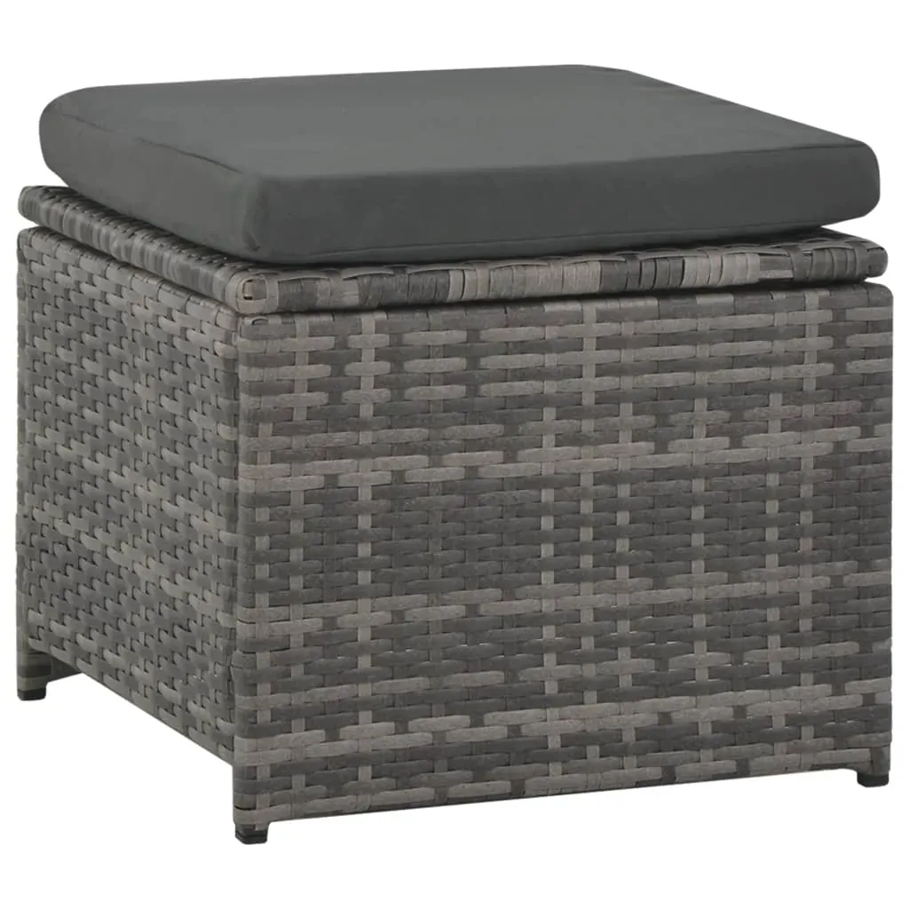 6 Piece Garden Lounge Set with Cushions Poly Rattan Price
