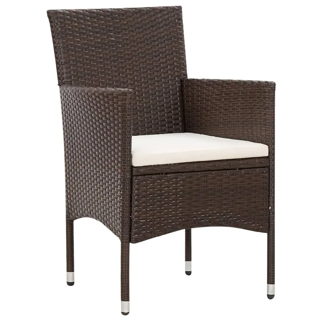 4 Piece Garden Lounge Set With Cushions Poly Rattan Price