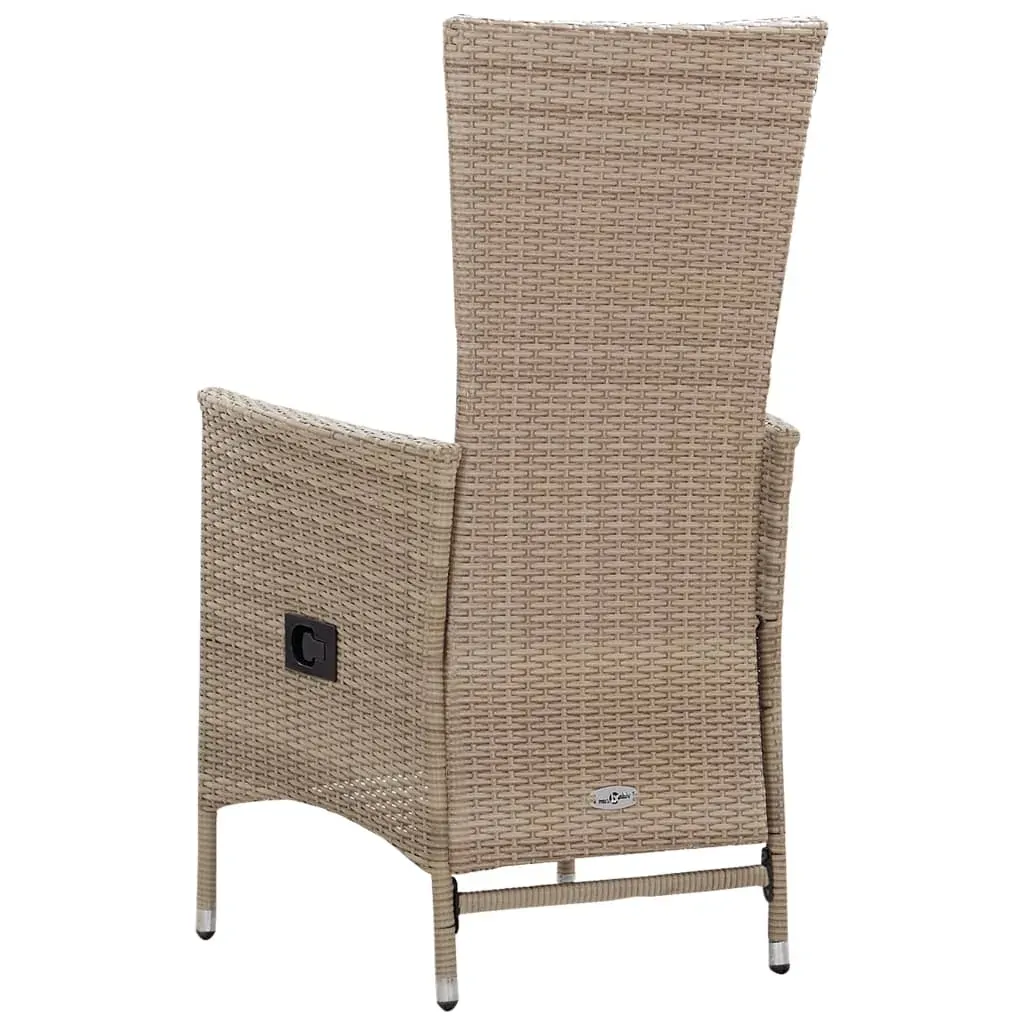 Outdoor Chairs 2 pcs with Cushions Poly Rattan Price