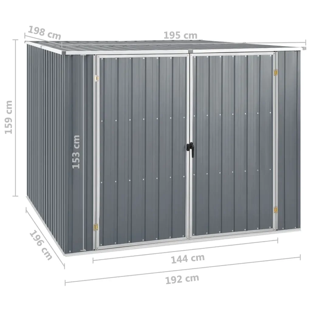 Garden Shed 195x198x159 cm Galvanised Steel Price