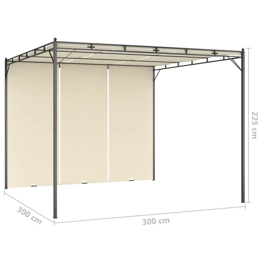 Garden Gazebo with Side Curtain Price