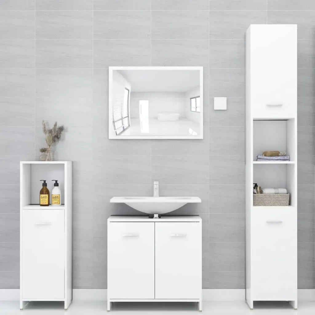 Bathroom Cabinet 30x30x95 cm Engineered Wood Price