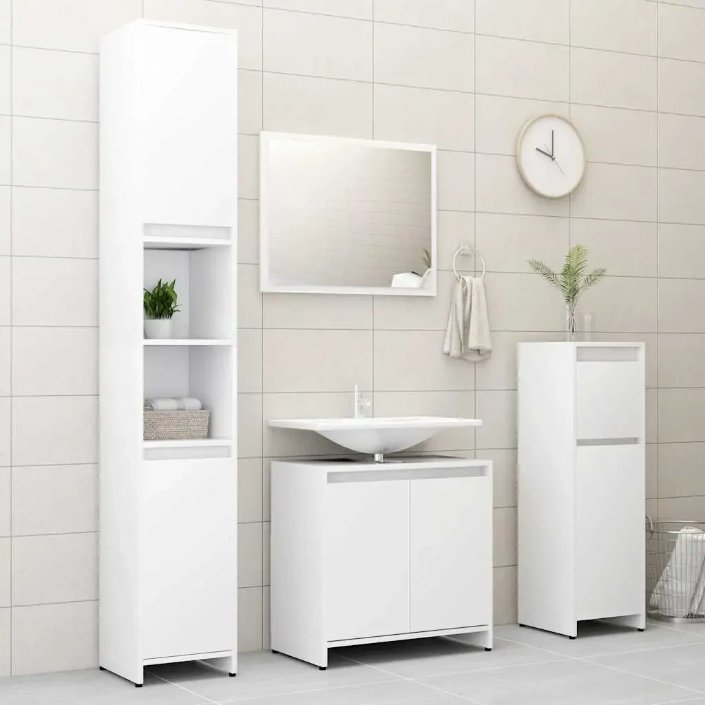 Bathroom Furniture Set Engineered Wood Price