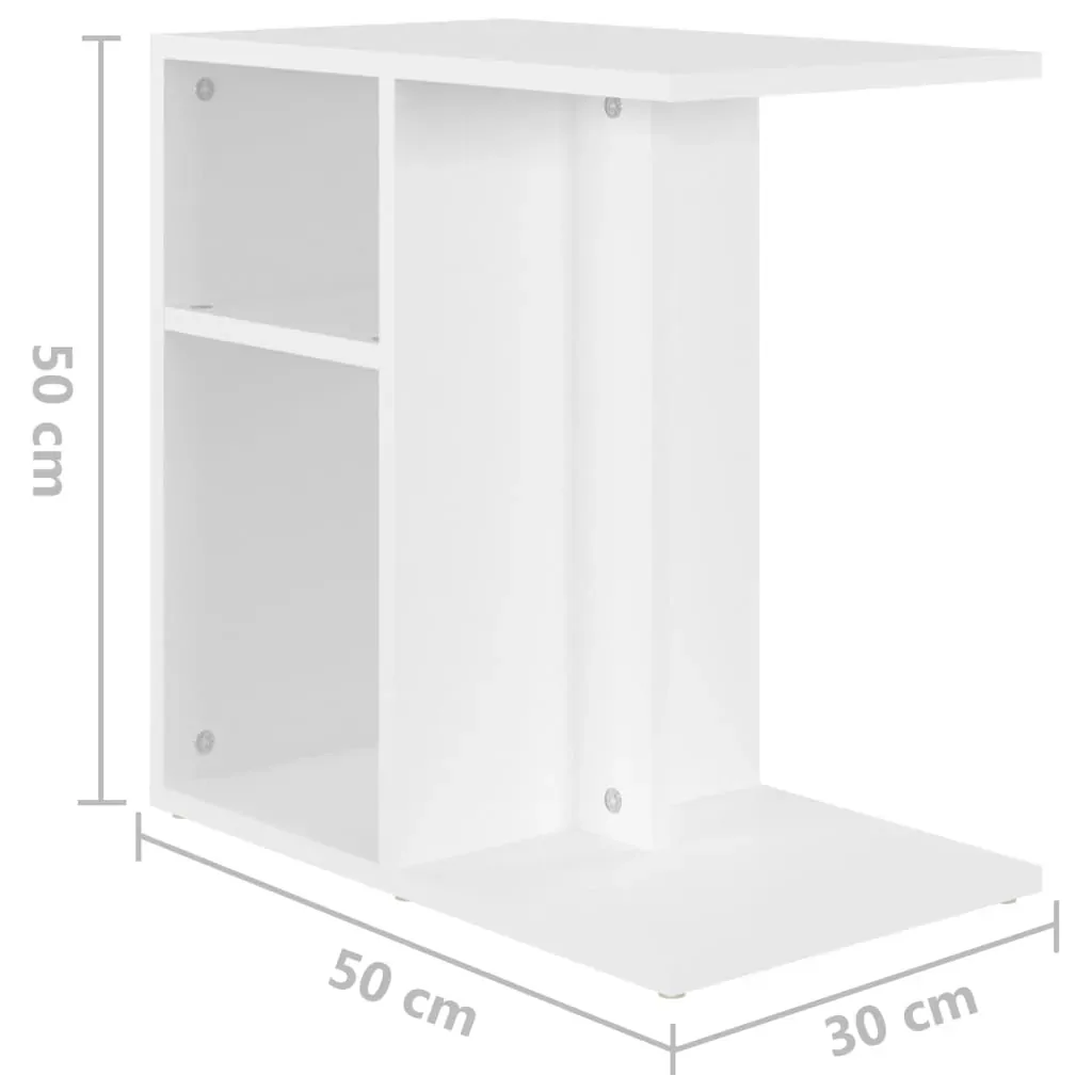Amboy Side Table 50x30x50 cm Engineered Wood Price