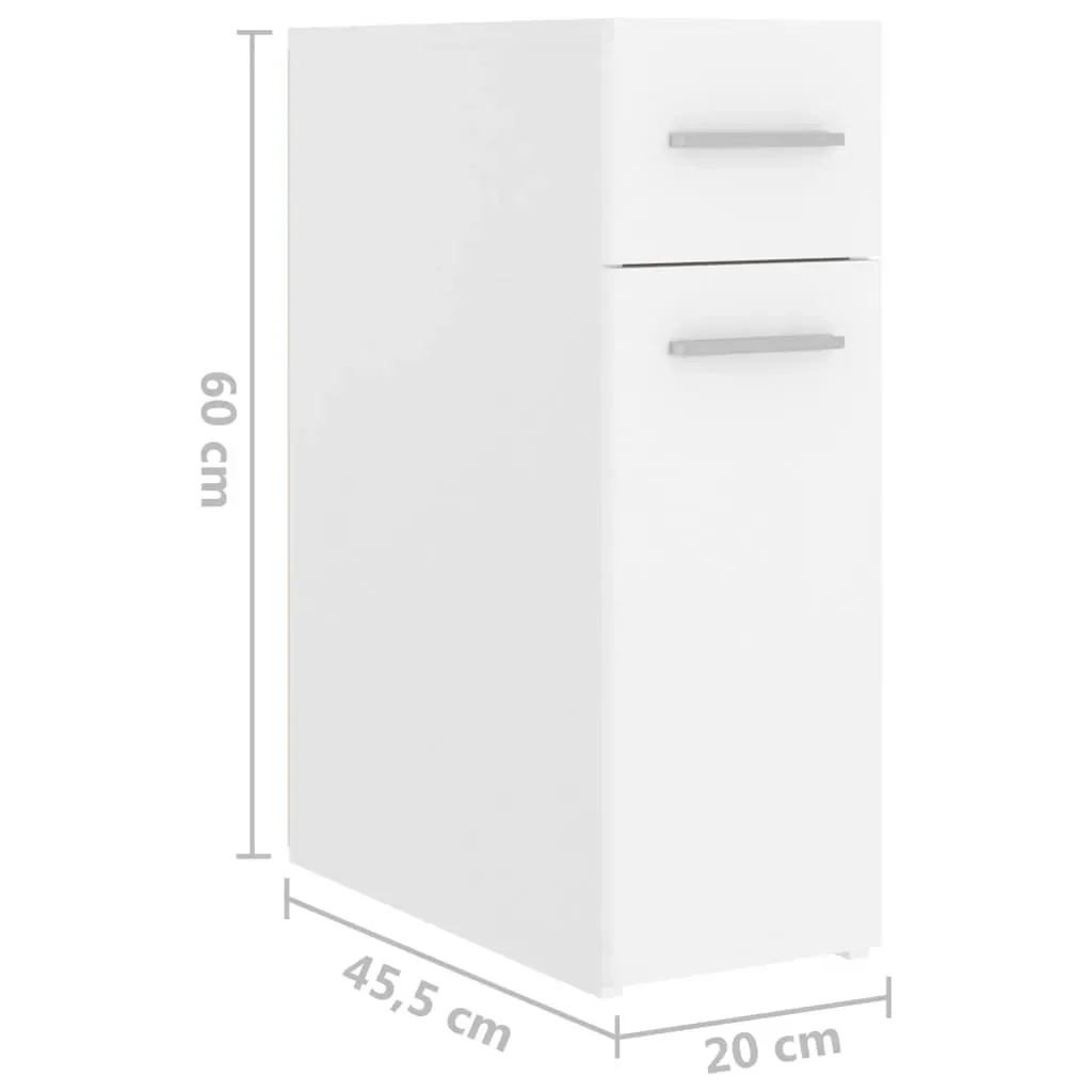 Apothecary Cabinet 20x45.5x60 cm Engineered Wood Price