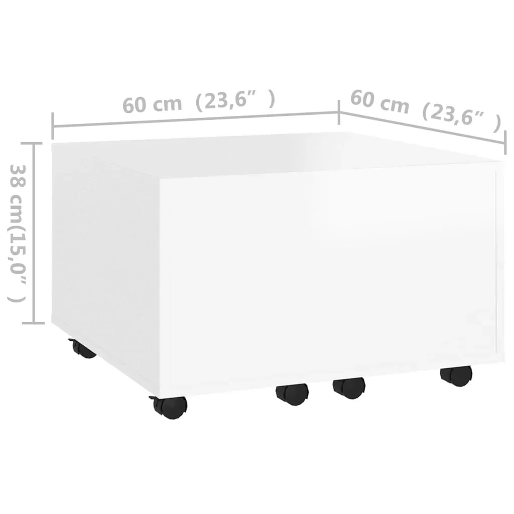 Coffee Table 60x60x38 cm Engineered Wood Price