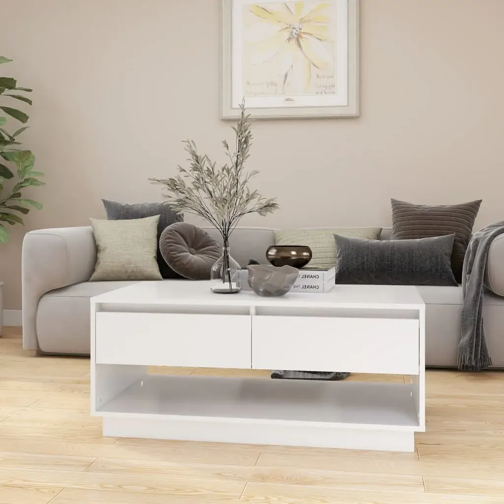 Coffee Table 102.5x55x44 cm Engineered Wood Price