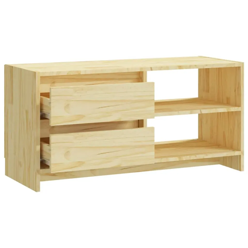Chingford TV Cabinet 80x31x39 cm Solid Pinewood Price