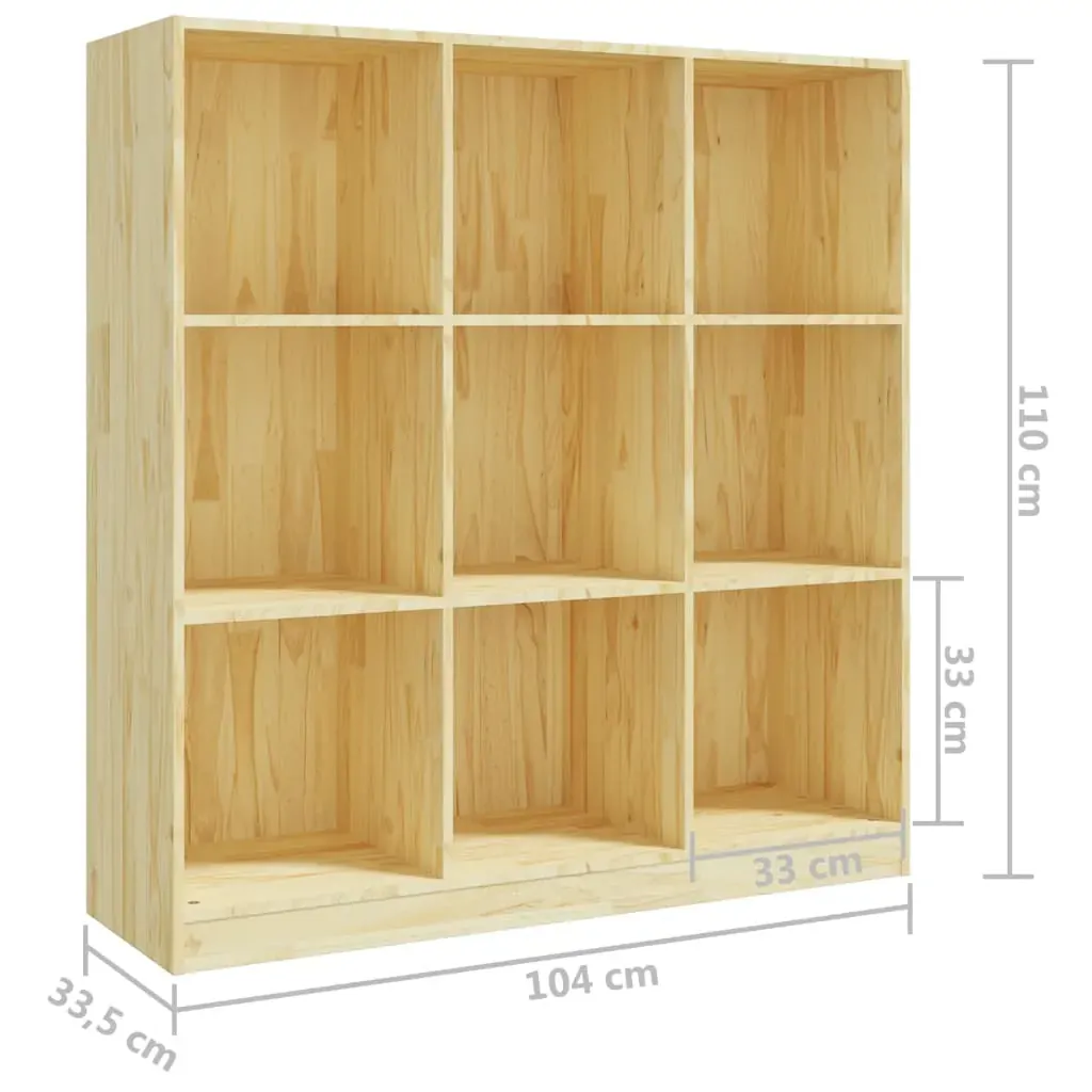 Book Cabinet/Room Divider 104x33.5x110 cm Solid Pinewood Price