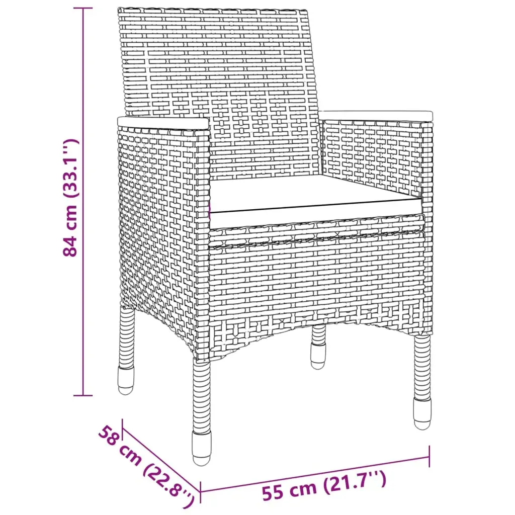 9 Piece Garden Dining Set Poly Rattan Price