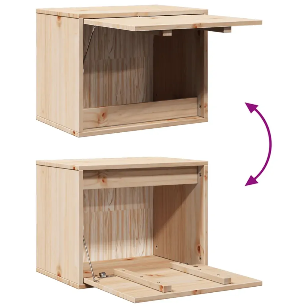 Wall Cabinet 45x30x35 cm Solid Wood Pine Price