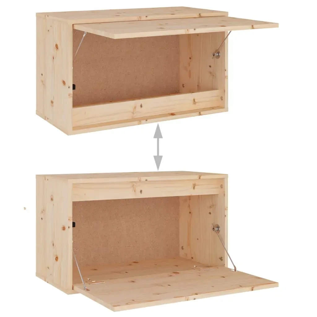 Wall Cabinet 60x30x35 cm Solid Wood Pine Price
