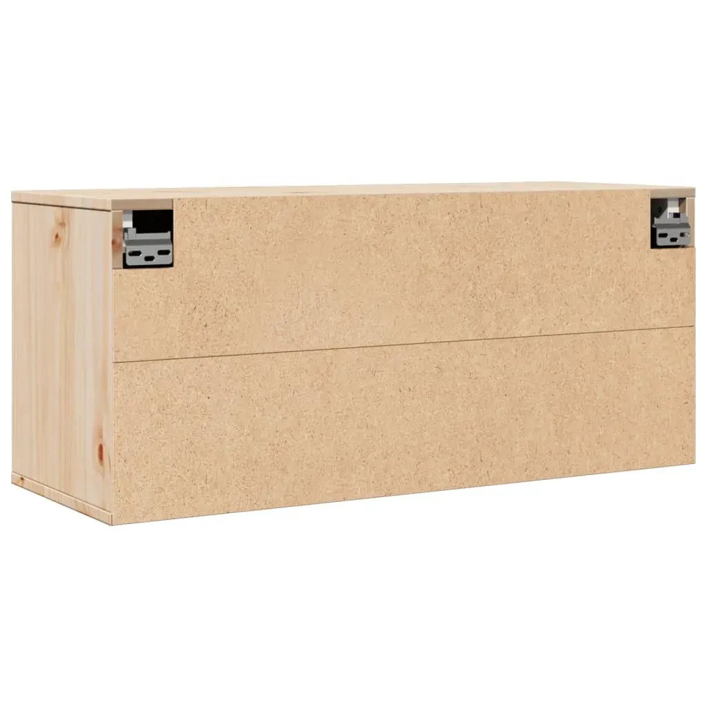 Wall Cabinet 80x30x35 cm Solid Wood Pine Price