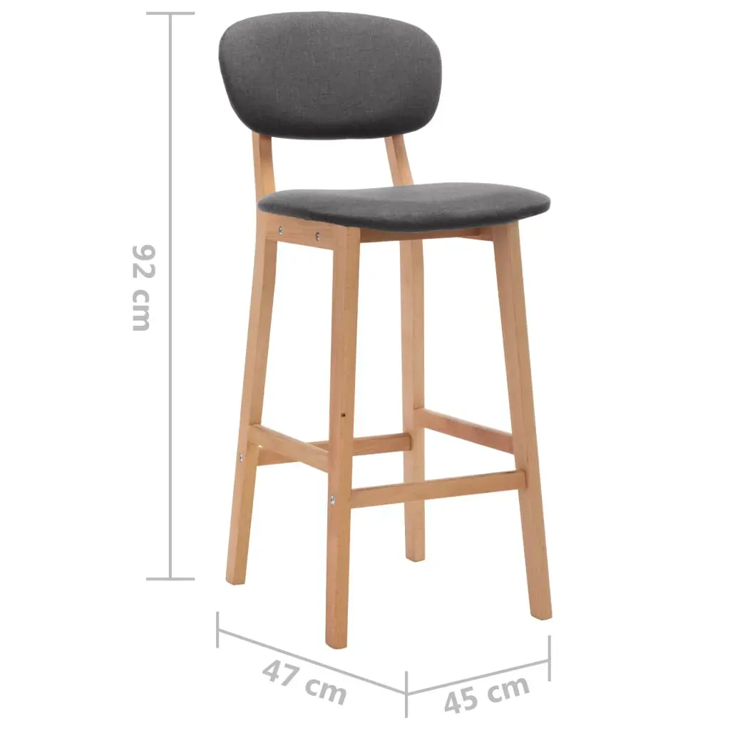 Bar Stools 2 pcs Fabric Price