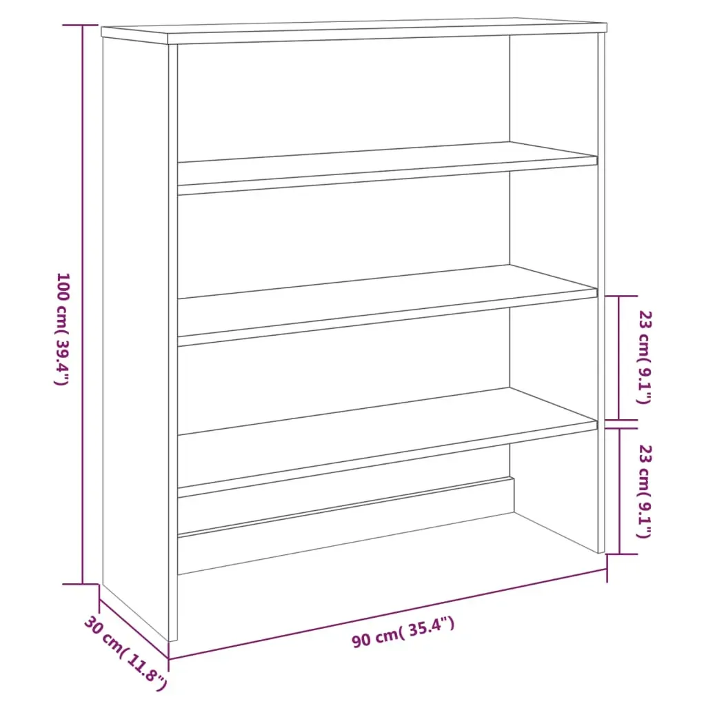 Top for Highboard 90x30x100 cm Solid Wood Pine Price