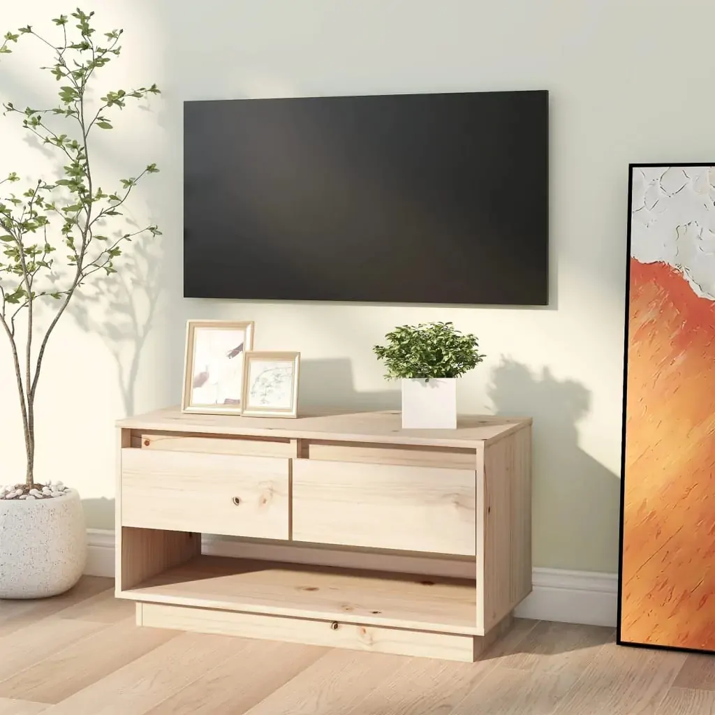 Ramsbottom TV Cabinet 74x34x40 cm Solid Wood Pine Price