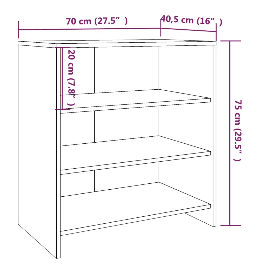3 Piece Sideboard Engineered Wood Price